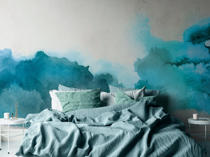 GREEN COLOUR SPLASH - Digital printing vinyl wallpaper - Wallpaper by Architects Paper
