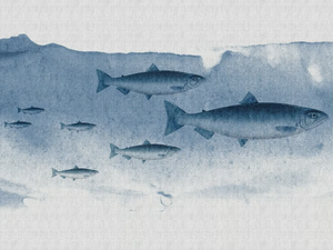 INTO THE BLUE - Digital printing wallpaper - Wallpaper by Architects Paper