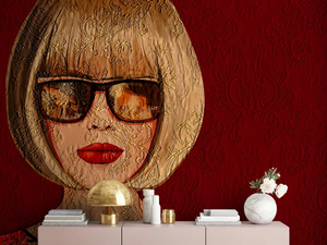 LADY ORNAMENT - Washable nonwoven wallpaper - Styling by Architects Paper