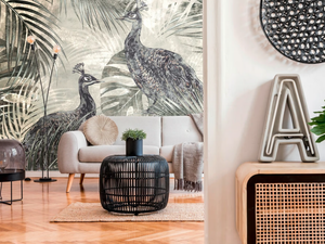 PEACOCK JUNGLE - Digital printing vinyl wallpaper - Wallpaper by Architects Paper