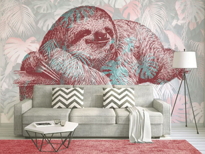 SLOTH DESIGN - Washable nonwoven wallpaper - Wallpaper by Architects Paper