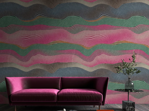 SPACE - Striped Ecological nonwoven wallpaper - Wallpaper by Architects Paper