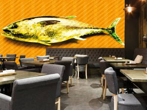 TUNA GRAPHIC - Washable nonwoven wallpaper - Wallpaper by Architects Paper