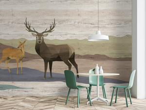 YUKON - Landscape nonwoven wallpaper - Wallpaper by Architects Paper