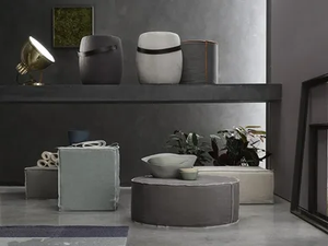 Pouf - Upholstered fabric pouf - Pouf by Arcom