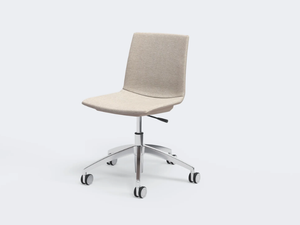 AIRA - Upholstered chair with 5-spoke base - Chair by Ares Line