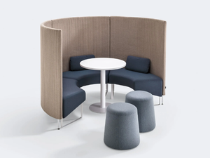 BASE - Acoustic office booth with built-in lights - Booth by Ares Line