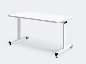 HIP-UP T - Workstation desk with flip-top - Desk by Ares Line