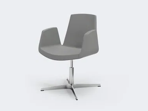 JOLLY - With 4-spoke base easy chair - Armchair by Ares Line