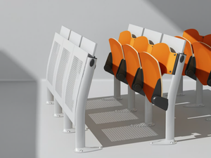 OMNIA - Bench desk with integrated chairs - Desk by Ares Line
