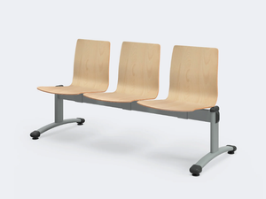 WOODY - Beam seating - Bench by Ares Line