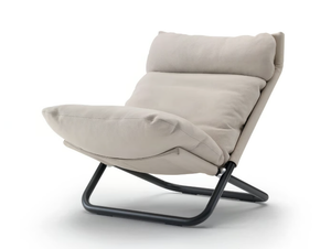 CROSS HIGH - Leather armchair - Armchair by Arflex