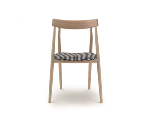 LIZZY - Solid wood chair with integrated cushion - Accessories by Arflex