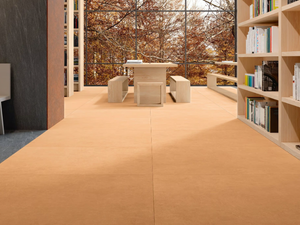 BALANCE - ORANGE - Porcelain stoneware wall/floor slabs with resin effect - Wall tile-stone-brick by ARIOSTEA
