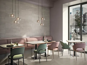 BASALTO GRIGIO ACTIVE - Indoor porcelain stoneware wall tiles with stone effect - Wall tile-stone-brick by ARIOSTEA