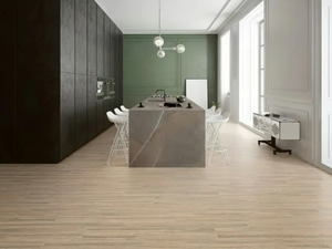 LEGNI HIGH-TECH - ROVERE BUCKSKIN - Porcelain stoneware wall/floor slabs with wood effect - Wall tile-stone-brick by ARIOSTEA