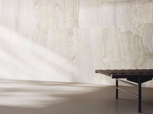 MARMI CLASSICI - ONICE PERLATO - Porcelain stoneware wall/floor tiles with marble effect - Wall tile-stone-brick by ARIOSTEA