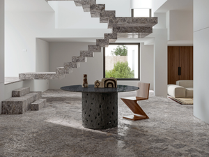 ULTRA GRANITI - CELESTE ARAN - Porcelain stoneware wall/floor slabs with marble effect - Wall tile-stone-brick by ARIOSTEA
