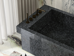 ULTRA GRANITI - DEEP NORWAY - Porcelain stoneware wall/floor slabs with marble effect - Wall tile-stone-brick by ARIOSTEA