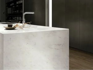 ULTRA MARMI - BIANCO CARRARA - Porcelain stoneware wall/floor tiles with marble effect - Wall tile-stone-brick by ARIOSTEA