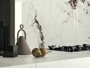 ULTRA MARMI - CAPRAIA - Porcelain stoneware wall/floor tiles with marble effect - Wall tile-stone-brick by ARIOSTEA