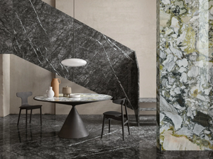ULTRA MARMI - GRIGIO CARNICO - Porcelain stoneware wall/floor slabs with marble effect - Wall tile-stone-brick by ARIOSTEA