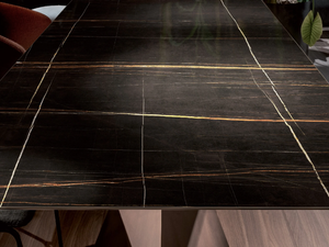 ULTRA MARMI - SAHARA NOIR - Porcelain stoneware wall/floor tiles with marble effect - Wall tile-stone-brick by ARIOSTEA