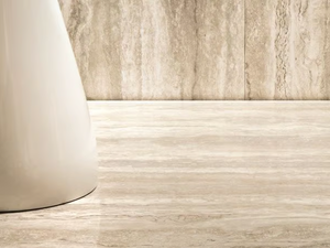 ULTRA MARMI - TRAVERTINO SANTA CATERINA - Wall/floor tiles with marble effect - Wall tile-stone-brick by ARIOSTEA