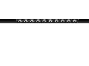 BLACK FOSTER MICRO 48V 10 - Ceiling mounted aluminium linear lighting profile - Accessories by Arkoslight