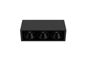 BLACK FOSTER SURFACE 3 - LED multiple aluminium spotlight - Functional light by Arkoslight