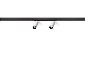 FIT 20 48V DOUBLE SHORT - LED recessed aluminium track-Light - Ceiling lamp by Arkoslight