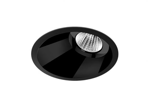 SHOT LIGHT M ASYMMETRIC - Recessed LED round aluminium spotlight - Functional light by Arkoslight