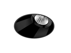 SHOT LIGHT M ASYMMETRIC TRIMLESS - Recessed LED round aluminium spotlight - Functional light by Arkoslight