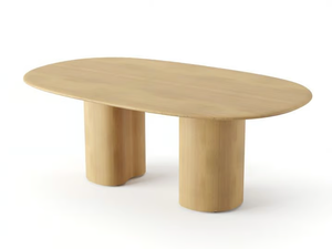 GHIA 74 - Oval wooden table - Table by Arper