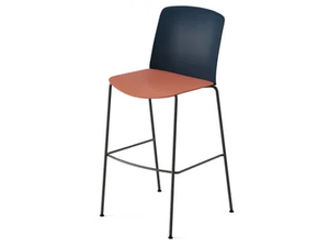 MIXU - High stackable barstool - Stool by Arper