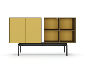 SEMITON 2 UNITS - Modular MDF sideboard - Cabinet by Arper