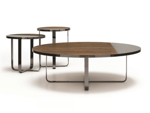 PRINCIPE MP.1020 - Round walnut coffee table - Coffee table by Arte Brotto