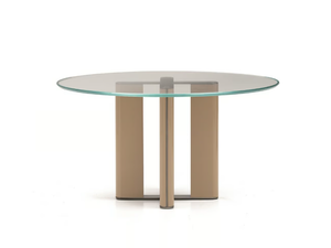 PRINCIPE MP.1060/T - Contemporary style round crystal coffee table for living room - Coffee table by Arte Brotto