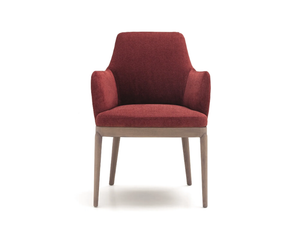 PRINCIPE MP.60/P - Upholstered fabric chair with armrests - Chair by Arte Brotto