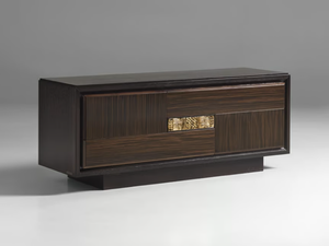 SEGRETI S1290 - Low wooden TV cabinet with drawers - Cabinet by Arte Brotto