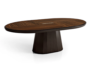 SEGRETI S694 - Oval wooden table - Table by Arte Brotto