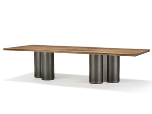 VERO - PILA - Rectangular solid wood table - Table by Arte Brotto