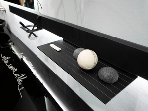 BARRÈ - Anodized aluminium bathroom wall shelf - Cabinet by ARTELINEA