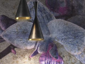 GLASS & PAPER - Bathroom wallpaper with floral pattern - Wallpaper by ARTELINEA