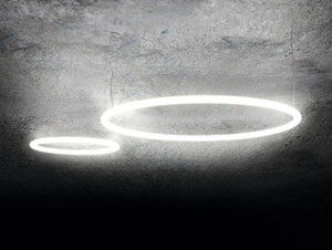 ALPHABET OF LIGHT CIRCULAR - LED methacrylate pendant lamp - Ceiling lamp by Artemide