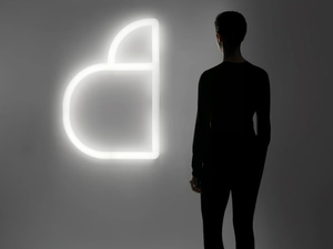 ALPHABET OF LIGHT - LED wall mounted polycarbonate Light letter - Functional light by Artemide