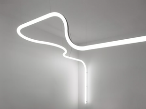 ALPHABET OF LIGHT SYSTEM - Ceiling mounted polycarbonate linear lighting profile - Accessories by Artemide