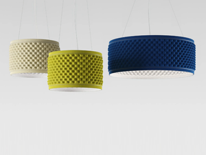 EGGBOARD CIRCLE - Acoustic pendant lamp - Ceiling lamp by Artemide