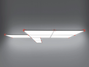 GRAFA SYSTEM - Modular aluminium and polycarbonate pendant lamp - Ceiling lamp by Artemide