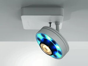LOT RGB - Round ceiling RGB aluminium spotlight - Functional light by Artemide